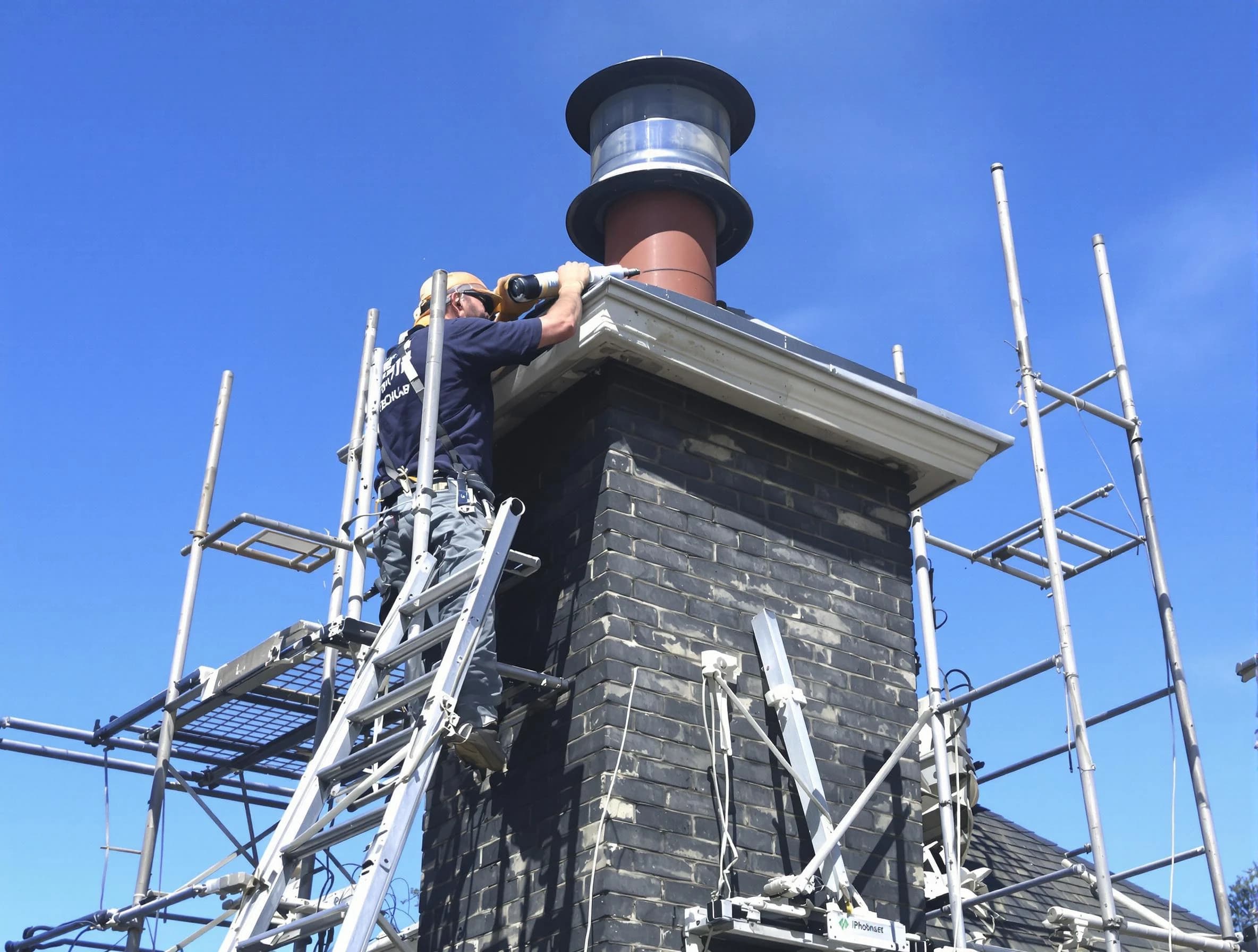 Sturdy chimney crown finished by American Fork Chimney Sweep in American Fork, UT