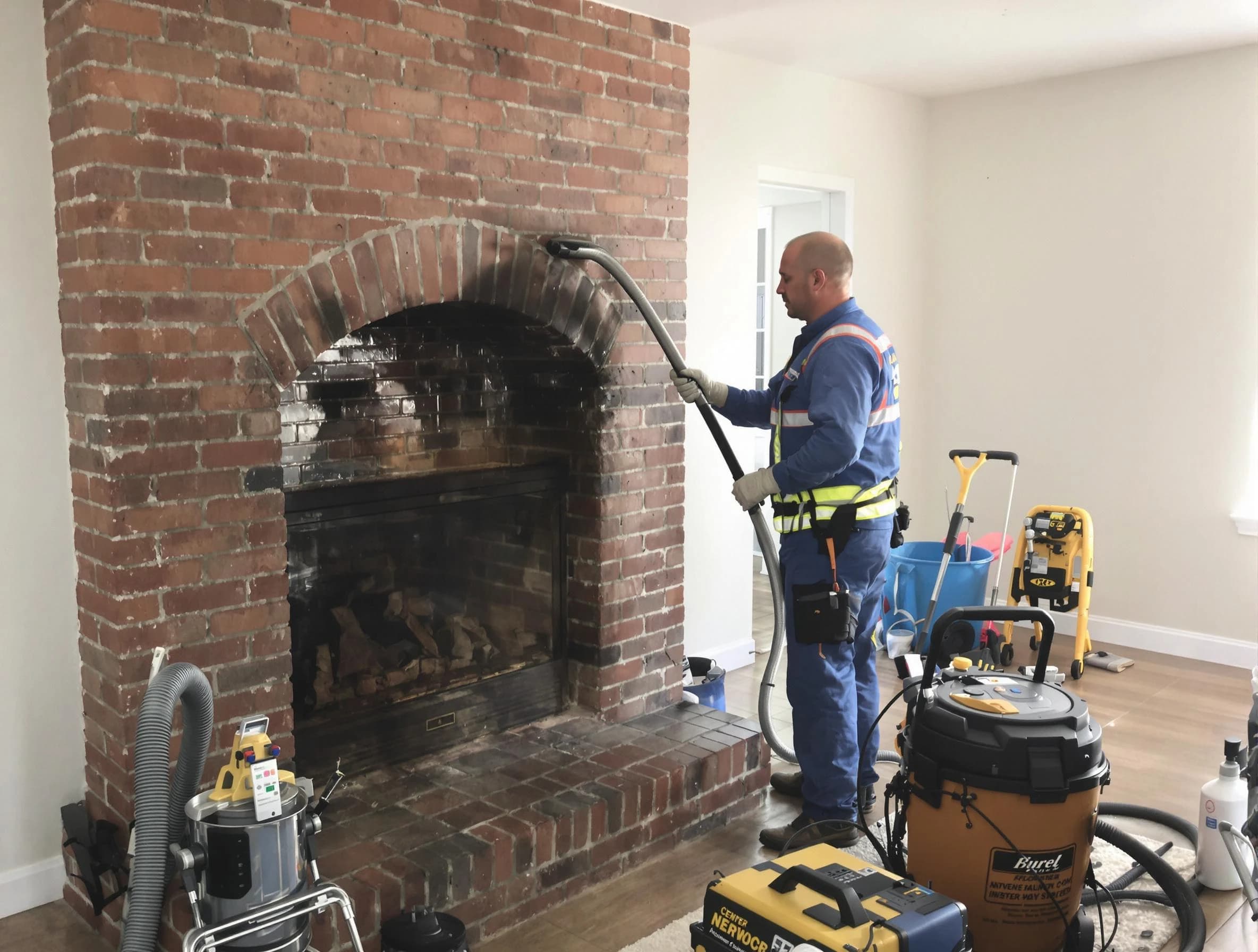 American Fork Chimney Sweep expert performing detailed chimney sweep in American Fork, UT
