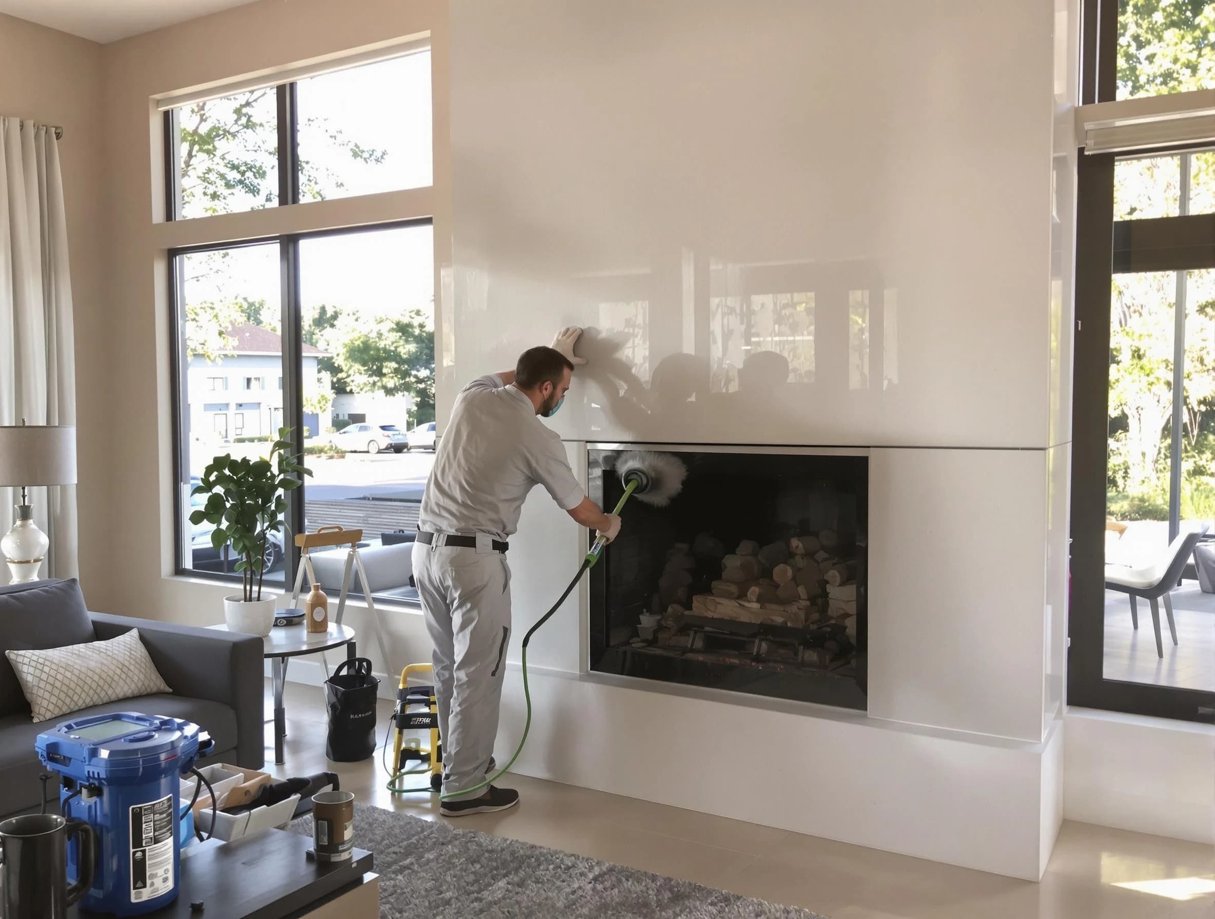 American Fork Chimney Sweep performing thorough soot removal in American Fork, UT