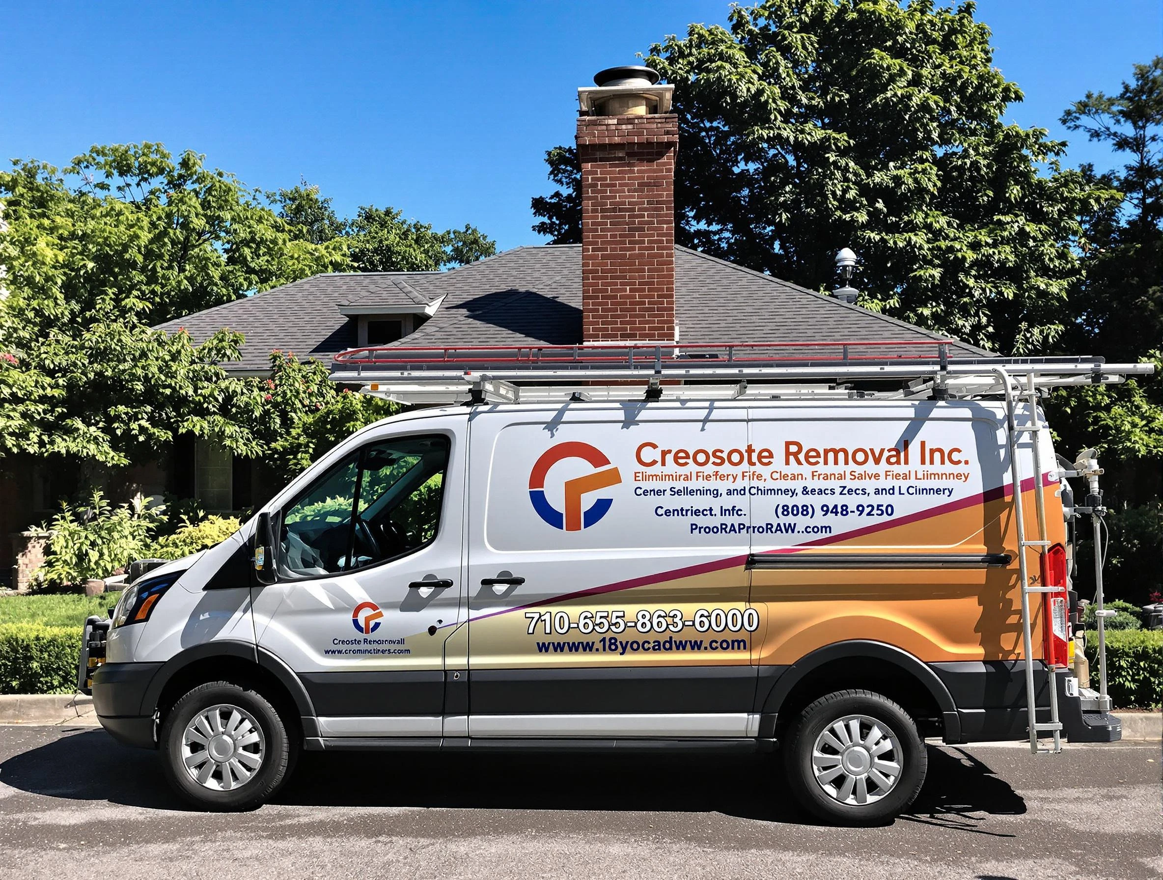 American Fork Chimney Sweep technician removing creosote safely in American Fork, UT